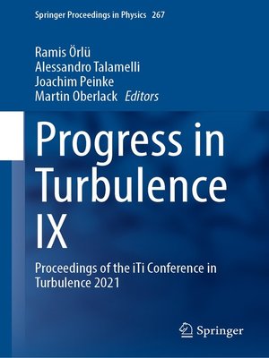 cover image of Progress in Turbulence IX